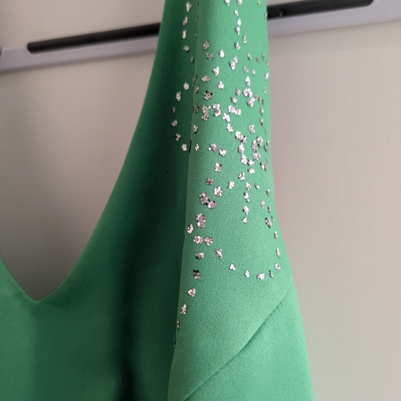 Vintage Y2K Bright Green Satin Formal Dress – US 4 | Fairweather - Picture 10 of 11